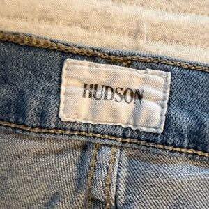 Hudson brand blue jeans. Waist 32.